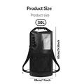 30L Waterproof Backpack with Clear Touch Pocket for Phone