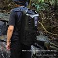 30L Waterproof Backpack with Clear Touch Pocket for Phone