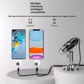 321 Handheld Digital Microscope with 1600X Magnification Camera - USB-C/Lightning