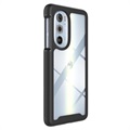 360 Protection Series Motorola Edge 30 Pro Case - Black / Clear