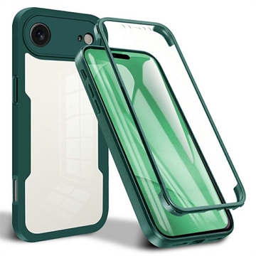iPhone 17 Air 360 Protection Series Case - Green / Clear