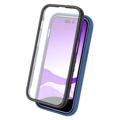 360 Protection Series iPhone 14 Pro Case - Dark Blue / Clear