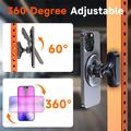 360° Rotatable MagSafe Phone Holder for Gym, Home - Black