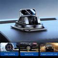 360 Rotating Car Phone Holder with Automatic Locking - Black