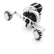 38mm Aluminum Alloy Fishing Reel Power Knob for DAIWA, SHIMANO - Silver / Black