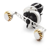 38mm Aluminum Alloy Fishing Reel Power Knob for DAIWA, SHIMANO - Silver / Gold
