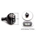 38mm Aluminum Alloy Fishing Reel Power Knob for DAIWA, SHIMANO - Black / Gold