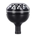 38mm Aluminum Alloy Fishing Reel Power Knob for DAIWA, SHIMANO - Black / Silver