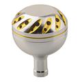 38mm Aluminum Alloy Fishing Reel Power Knob for DAIWA, SHIMANO - Silver / Gold