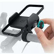 3MK BikeGrip Universal Bicycle Phone Holder - 4.7-7" - Black