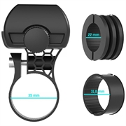 3MK BikeGrip Universal Bicycle Phone Holder - 4.7-7" - Black