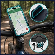 3MK BikeGrip Universal Bicycle Phone Holder - 4.7-7" - Black