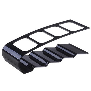 4-Cell Remote Control Holder / Organizer - Black