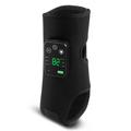 4-Motor Heated Vibration Foot Massager - 6 Massage Modes, 5 Heat Levels - 4000mAh - Black