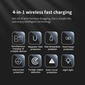 4-in-1 25W Qi2.2 Magnetic Wireless Charging Station with Night Light - White