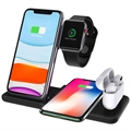 4-in-1 Charging Station LDX-178 - iPhone, AirPods, Apple Watch - Black