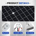 40W Portable Solar Panel Charger for Camping, Boat & RV