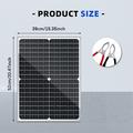 40W Portable Solar Panel Charger for Camping, Boat & RV