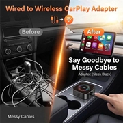 4223M 4-in-1 Wireless CarPlay & Android Auto Adapter - AirPlay/Miracast - Black