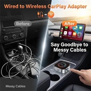 4223M 4-in-1 Wireless CarPlay & Android Auto Adapter - AirPlay/Miracast - Silver