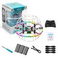 4DRC 4D-V49 Football-Shape Drone with Gesture Control & 3 Batteries - White