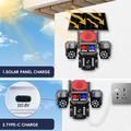 4G Solar Powered 3-Lens PTZ Security Camera with Smart Alarm System
