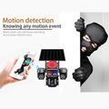 4G Solar Powered 3-Lens PTZ Security Camera with Smart Alarm System