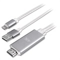 4smarts Lightning / HDMI 4K UHD Adapter - iPhone, iPad, iPod - 1.8m (Open-Box Satisfactory)