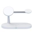 5 in 1 Magnetic Wireless Charger for iPhone, Apple Watch, AirPods Fast Charging Dock Station - White