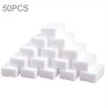 50-Pack Magic Multifunctional Cleaning Sponge for All Surfaces - White