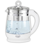 Adler AD 1299 Kettle glass 1.5l - with temp. controlandtea infuser