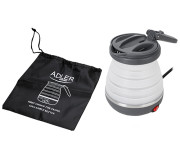 Adler AD 1370UK Kettle plastic 0.6L - silicon travel UK plug