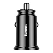 Baseus Circular 2xUSB QC3.0 5A 30W car charger CCALL-YD01 - black