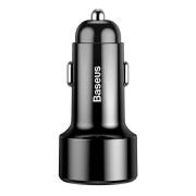 Baseus Magic 2x USB QC 3.0 45W car charger CCMLC20A-01 - black