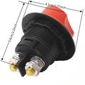 50A Battery Disconnect Switch for Boat, Car, RV, Truck and Motorcycle