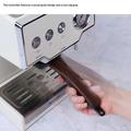 58mm Espresso Machine Cleaning Brush with Leak-Proof Funnel - Black