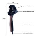 58mm Espresso Machine Cleaning Brush with Leak-Proof Funnel - Black