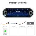 6.9" Single DIN Car Stereo with Wireless CarPlay & Android Auto - Black