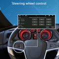 6.9" Single DIN Car Stereo with Wireless CarPlay & Android Auto - Black