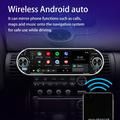 6.9" Single DIN Car Stereo with Wireless CarPlay & Android Auto - Black