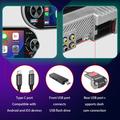 6.9" Single DIN Car Stereo with Wireless CarPlay & Android Auto - Black