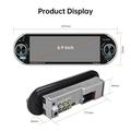 6.9" Single DIN Car Stereo with Wireless CarPlay & Android Auto - Black