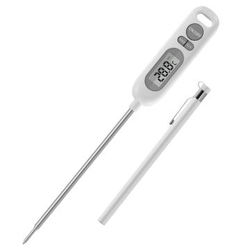 6011 Gourmet Meat Thermometer with Digital Display - White