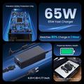 65W Laptop Charger for Lenovo IdeaPad/Flex/V Series - 4.0x1.7mm - 20V/3.25A