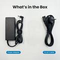 65W Power Adapter for HP Laptop - 19.5V/3.33A, 1.2m Cable - Black