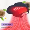 70-LED Red/Blue Light Therapy Hair Cap with Vibrating Massage