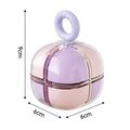 8-Compartment Magnetic Pill Box - Pink / Purple