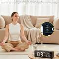 8830 Digital Alarm Clock with RGB Night Light - Black