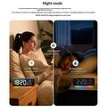 8830 Digital Alarm Clock with RGB Night Light - White