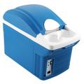 8L Portable Mini Fridge - Cooling/Heating - 12V Car, 220V Home Use - Blue